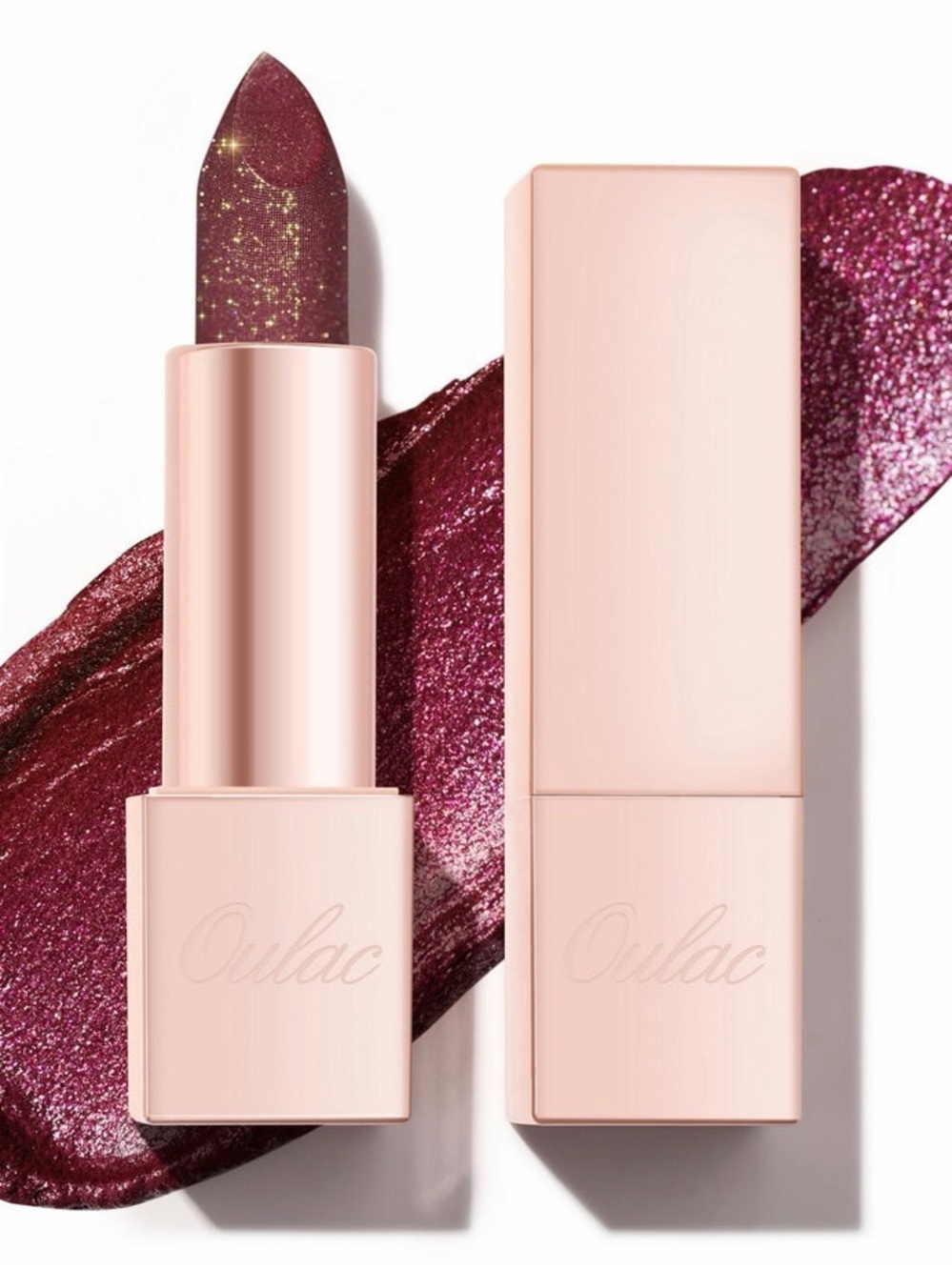 OULAC Cosmetics Infinity Moisture Shine Lipstick D05 WILDFIRE ~ New in Box